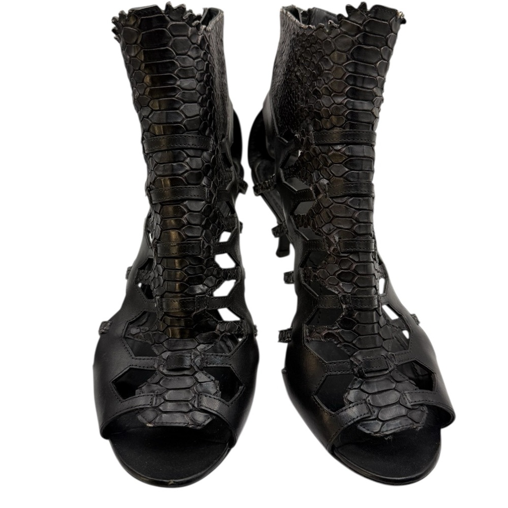Givenchy genuine leather reptile Gladiator boots , Shoes